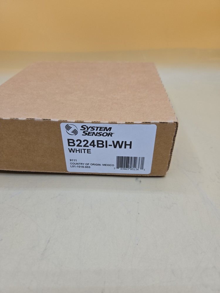 System Sensor B224BI-WH Base White New