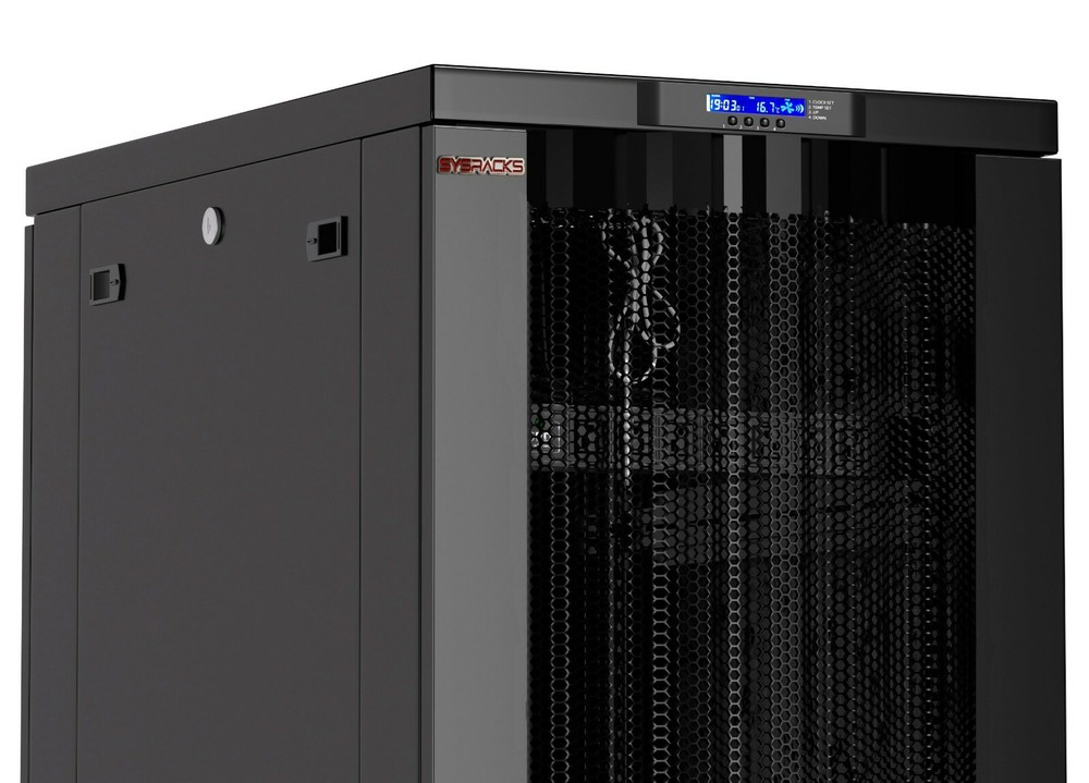 Server Rack 22U Network Cabinet 39" depth Data Server Cabinet - VENTED MESH DOOR
