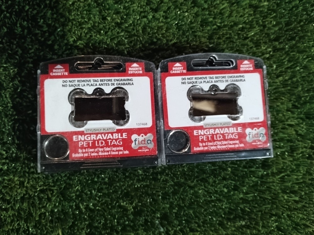 Engravable Pet ID Tags 137468 "Open Box" 10PCS