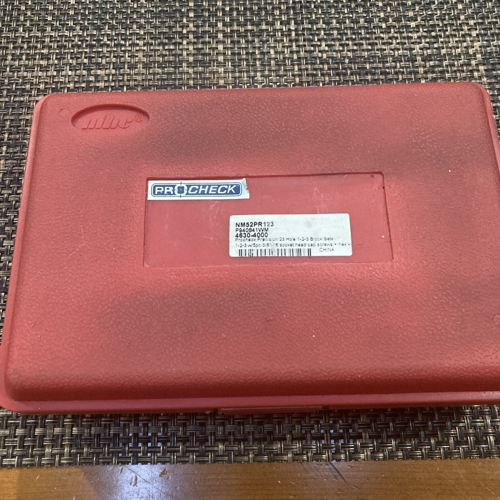 🇺🇸PROCHECK Precision 1-2-3 Block Set with Plastic Case NM52PR123