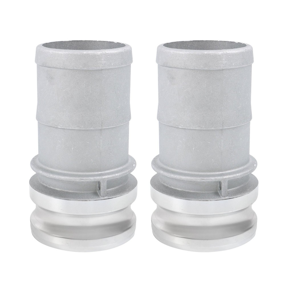 2 Pack Aluminum 3" Camlock Adapter Type E Lightweight Hose Connector