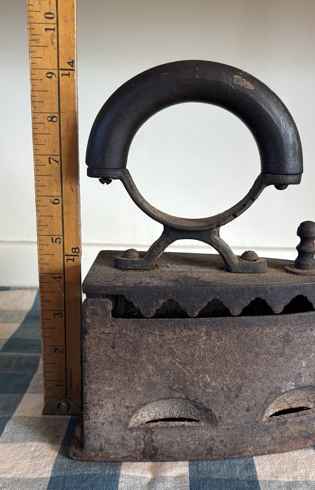 Antique Cast Iron Coal Iron