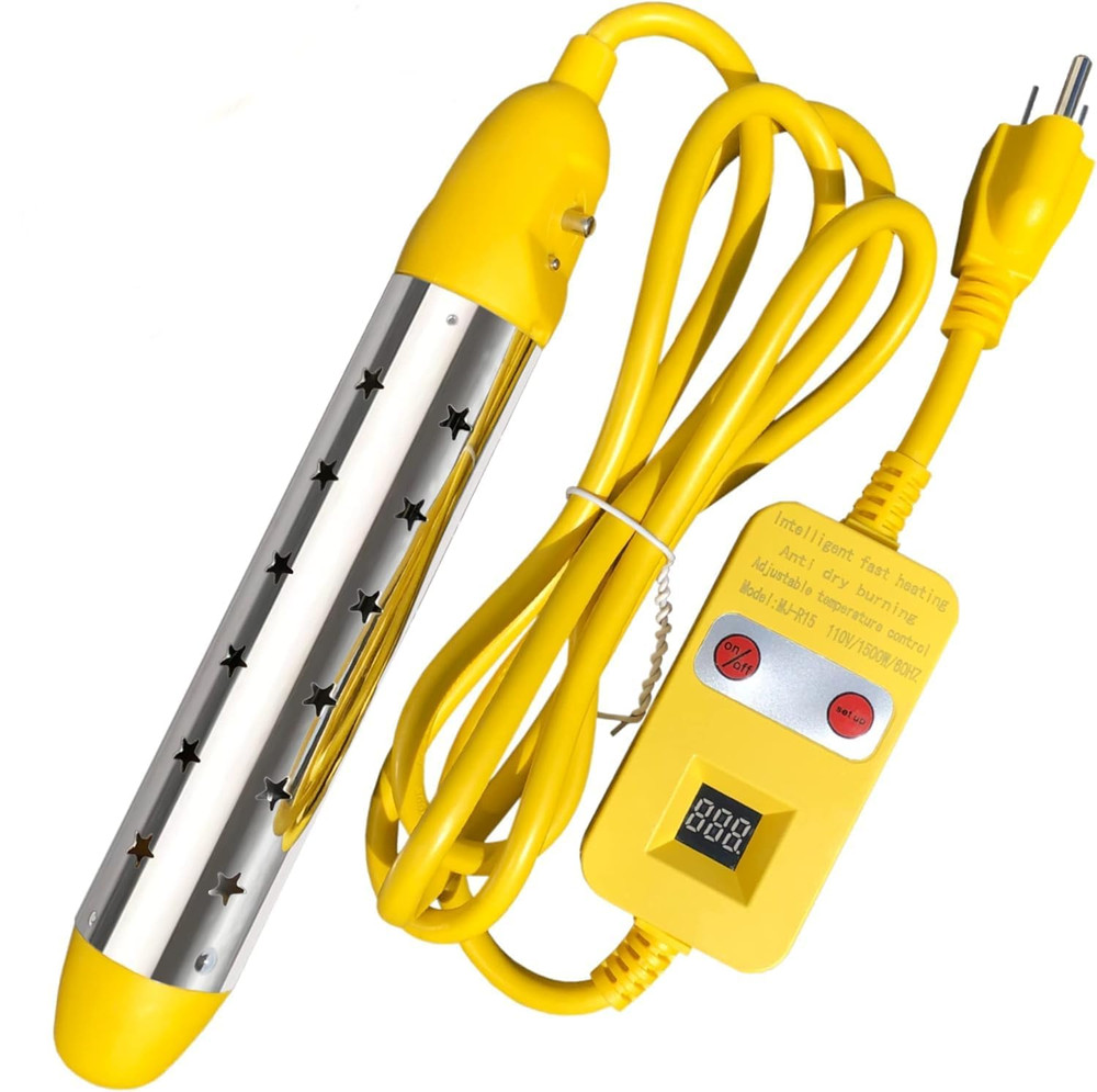 Portable Water Heater – 1500W Immersion Heater for Bathtub, Bucket, Hot Tub, and