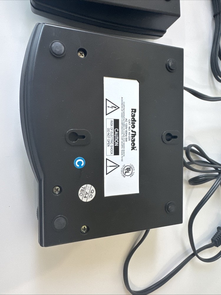 RadioShack CCT Intercom System - Gray (43-225) Unit A & Unit C *MISSING UNIT B*