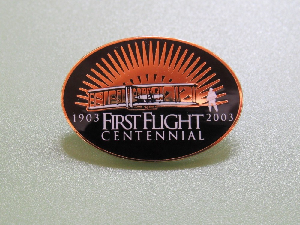 Wright Flyer First Flight Centennial PIN 1903 - 2003 Lapel Jacket Hat NEW
