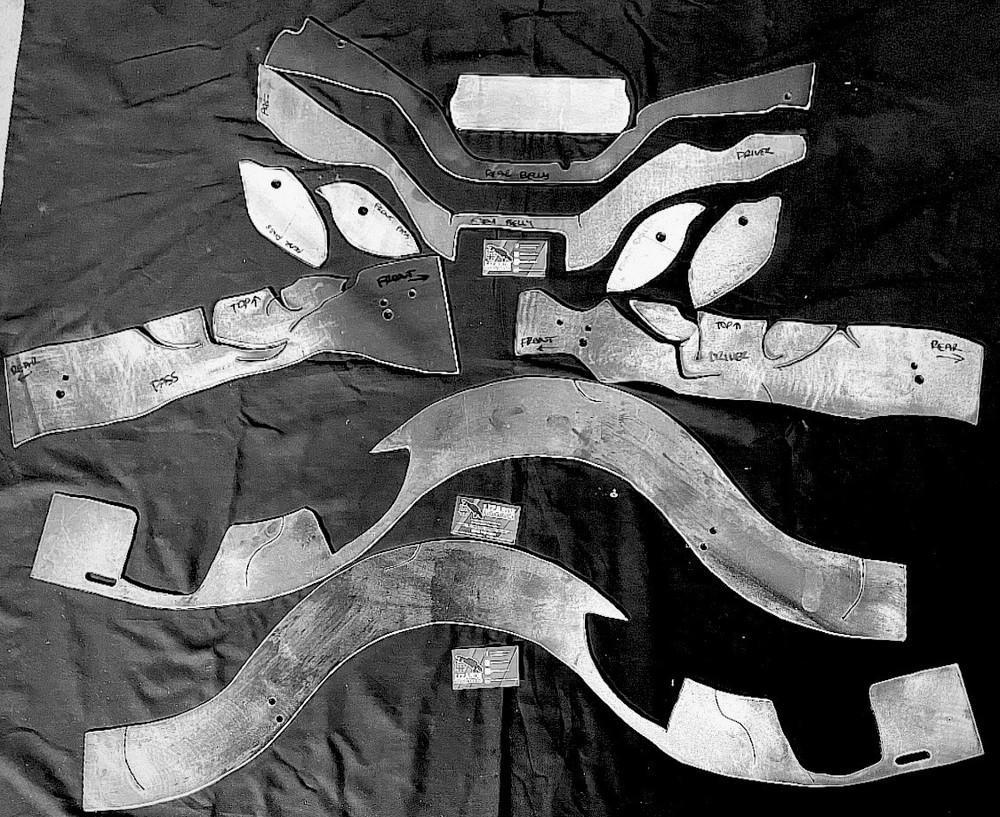 Lowrider Hydraulics, Lincoln PARTIAL Kit Reinforcement plates 98-02  *(11 Pcs)