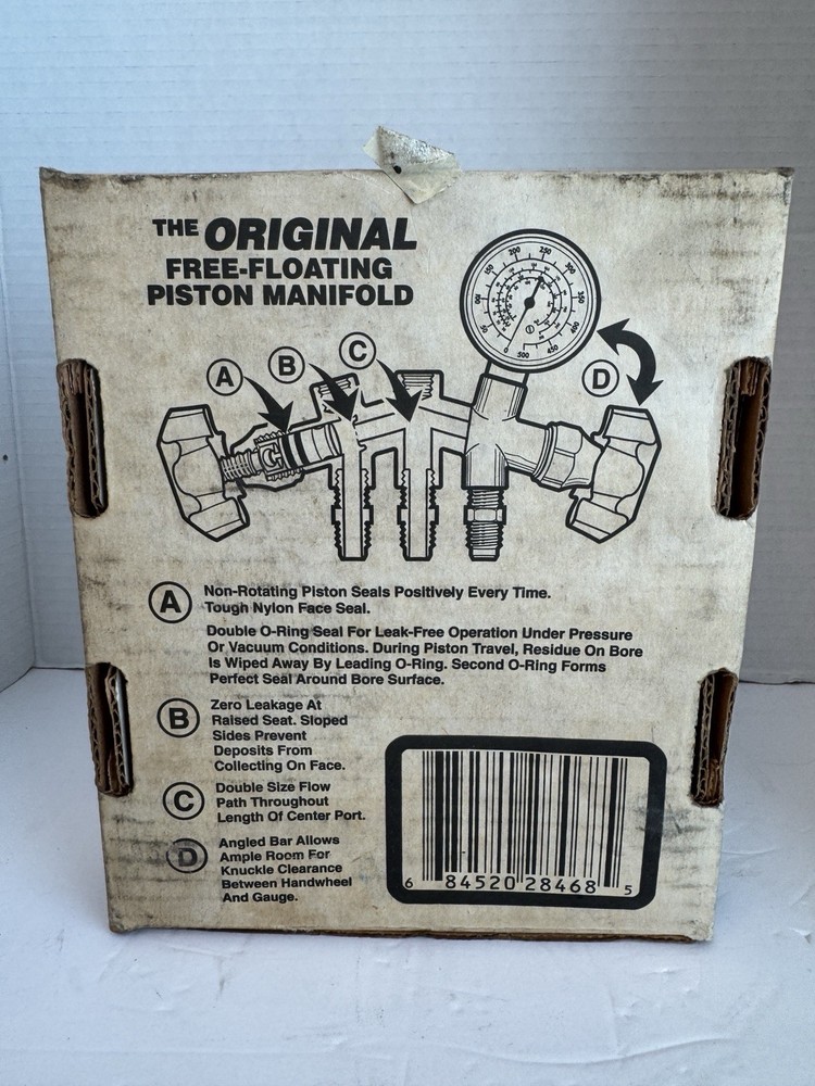 JB Industries Free Floating Piston Manifold Charging And Testing Manifold