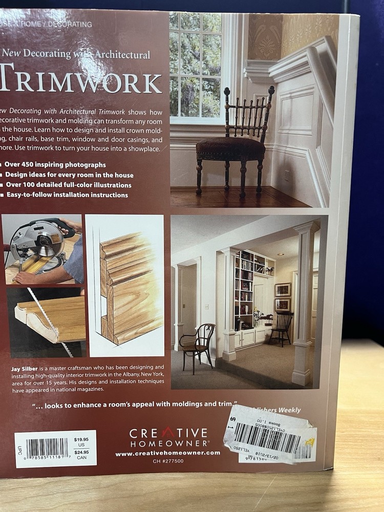 Creative Homeowner Decorating with Architectural Trimwork Woodworking Book