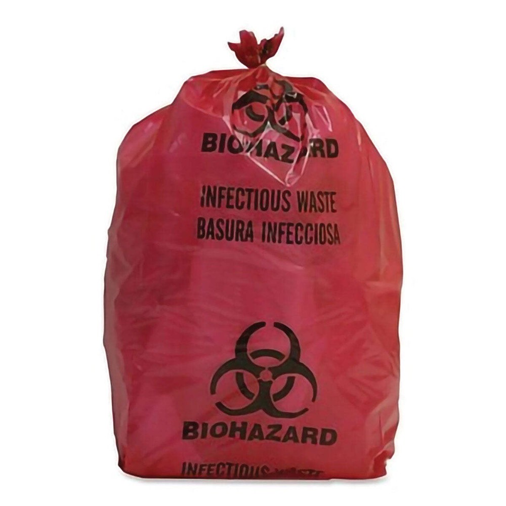 Red Infectious Waste Bags (1 Gallon)