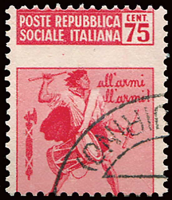 Cent Destroyed Monuments. 75 Drum No. 508cb Strongly Vertically Shifted Notching