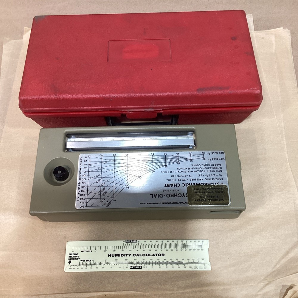 Environmental Tectonics Corp. CP-147 Psychro-Dial Psychrometric Chart