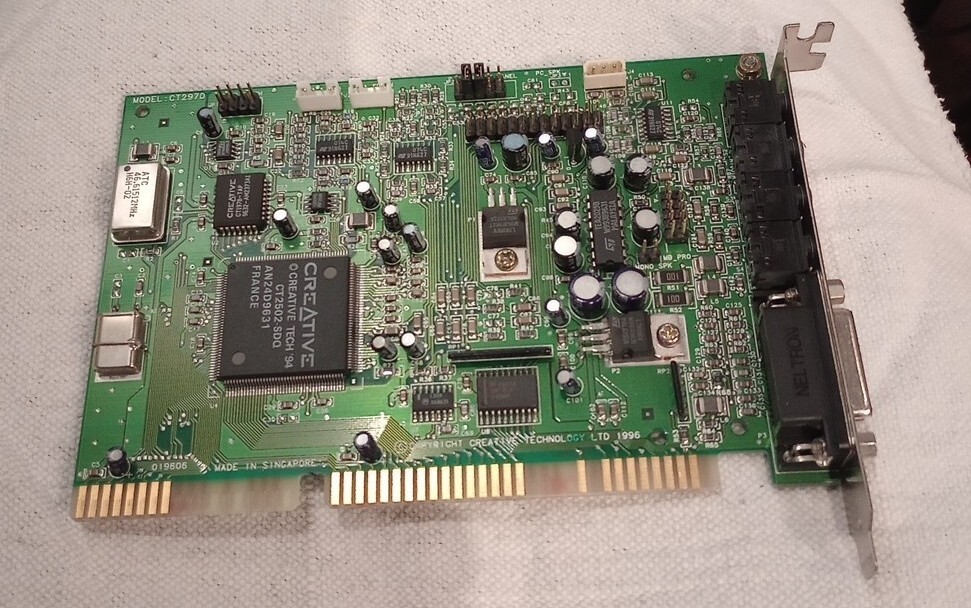 CREATIVE TECHNOLOGY CT2970 ISA SONATE AUDIO BOARD