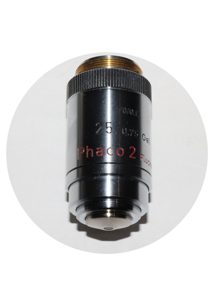 Leitz 25X Fluorenz Phaco-2 Oil Immersion Microscope Objective
