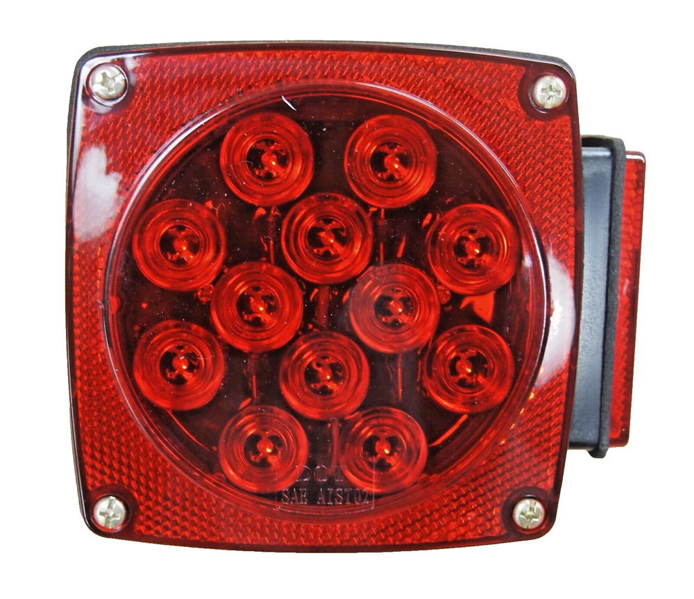 12V LED Submersible Trailer Tail Light Replacement Right Curb Side DOT HTL-007R
