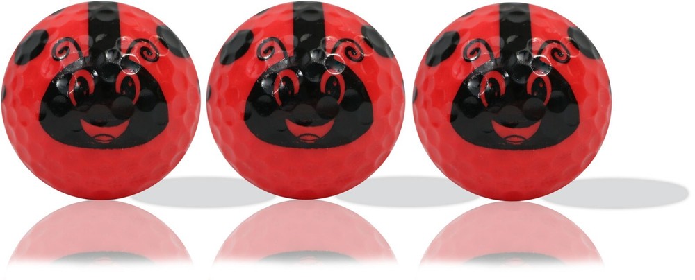 Lady Bug Golf Balls 3 pack - Great Gift Idea!