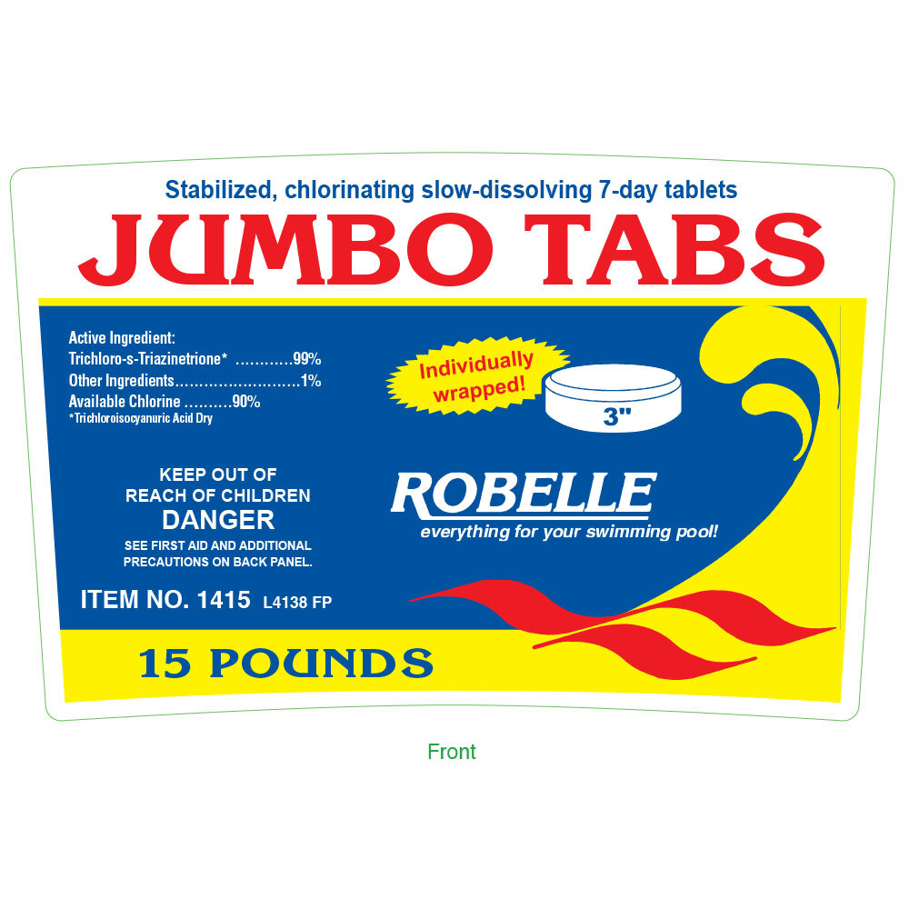 Robelle 3" Jumbo Tabs - 15 Lbs