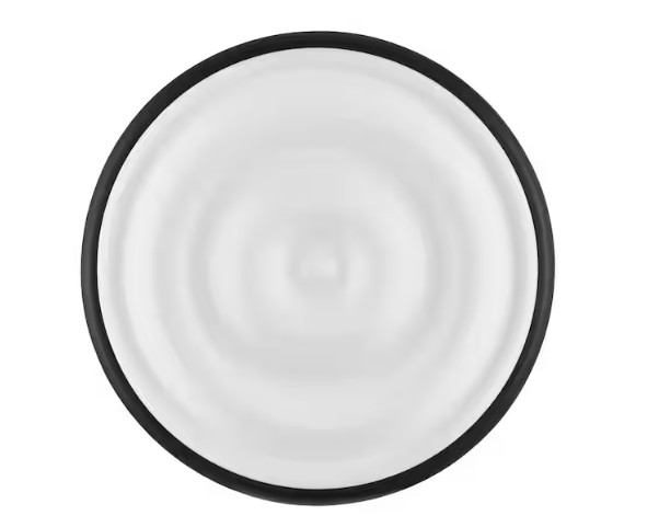 Commercial Electric 15" Matte Black LED Ceiling Flush Mount Adjustable CCT