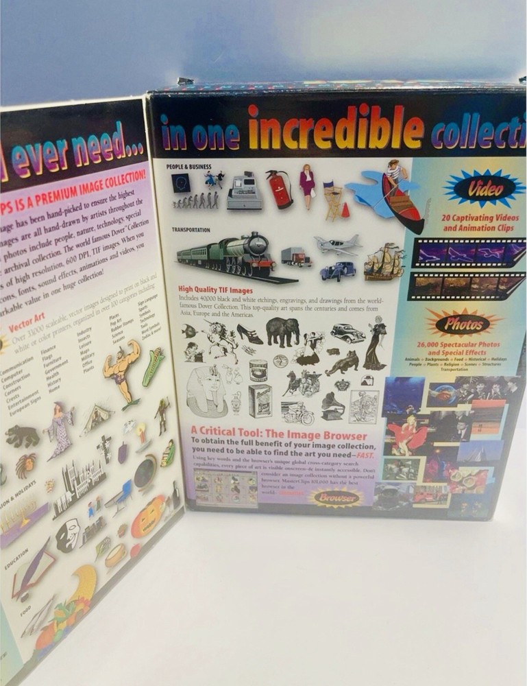 Vintage 101,000 Clip Art Complete Computer Software Original Packaging