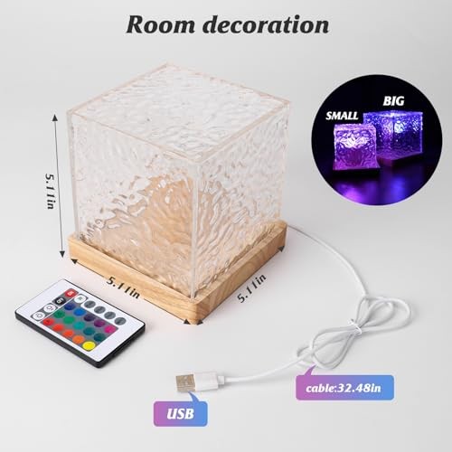 Ocean Wave Ceiling Projector, Colors Changing Show Aurora Glow Extended Size