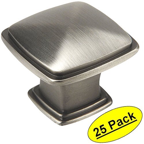 *25 Pack* Cosmas Cabinet Hardware Antique Silver Cabinet Knobs #4391AS