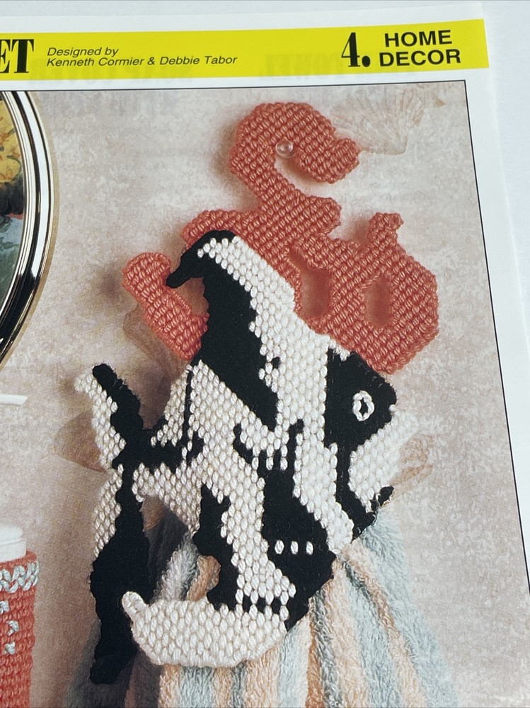 Fish Bath Set Home Decor Annie's Attic Plastic Canvas Pattern