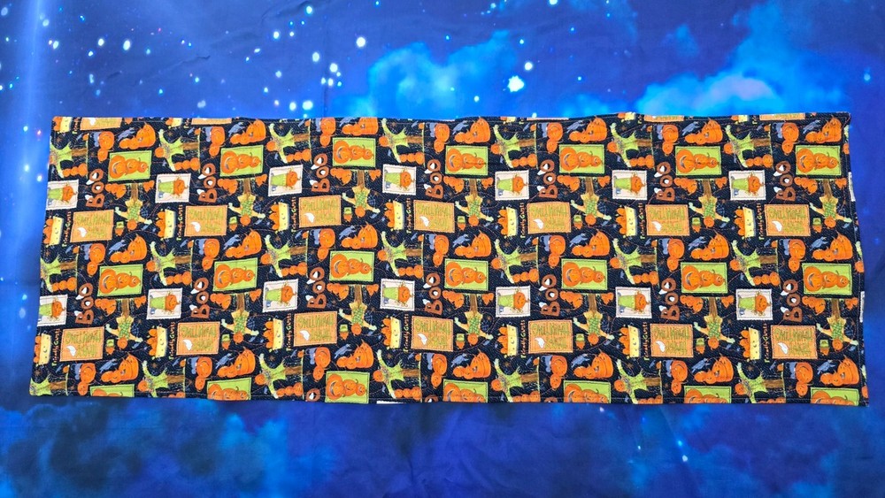 Handmade Quilted Table Runner Thanksgiving Fall Autumn Patchwork corn HALLOWEEN