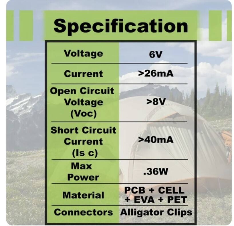 Wildgame Innovations 6V Solar Panel / Battery Charger