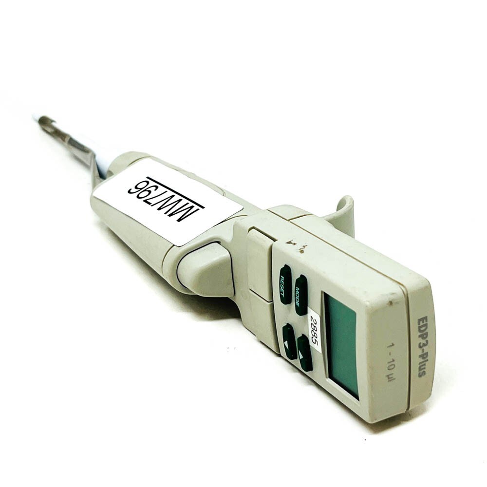 Rainin EDP3-Plus Advanced Ergonomic Electronic Pipette, 1-10 µL, E1001035E 5V 1A