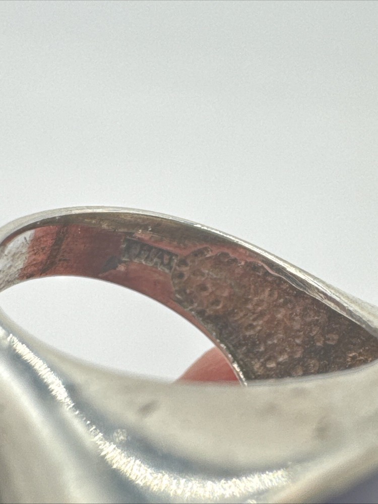 Sterling Turquoise And Lapis Lazuli Ring Size 6