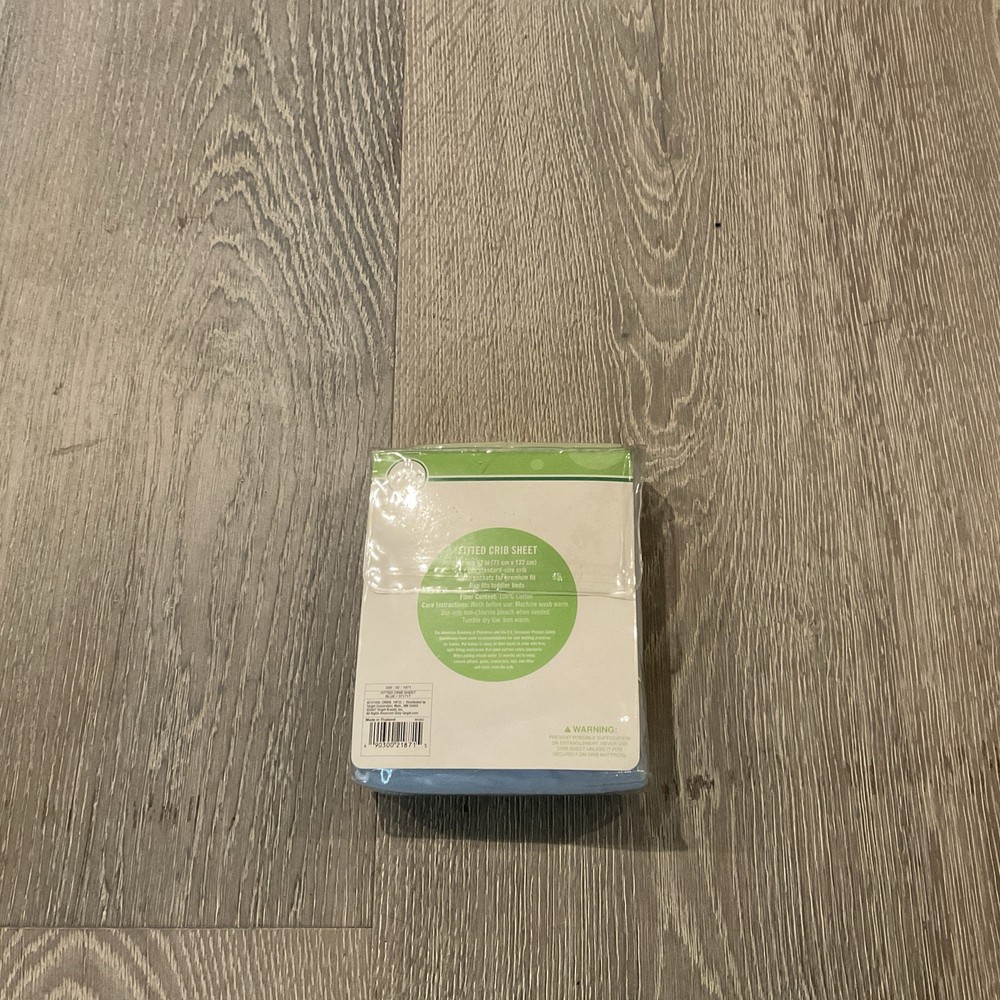Cisco Fitted Crib Sheet Blue 28in X 52in