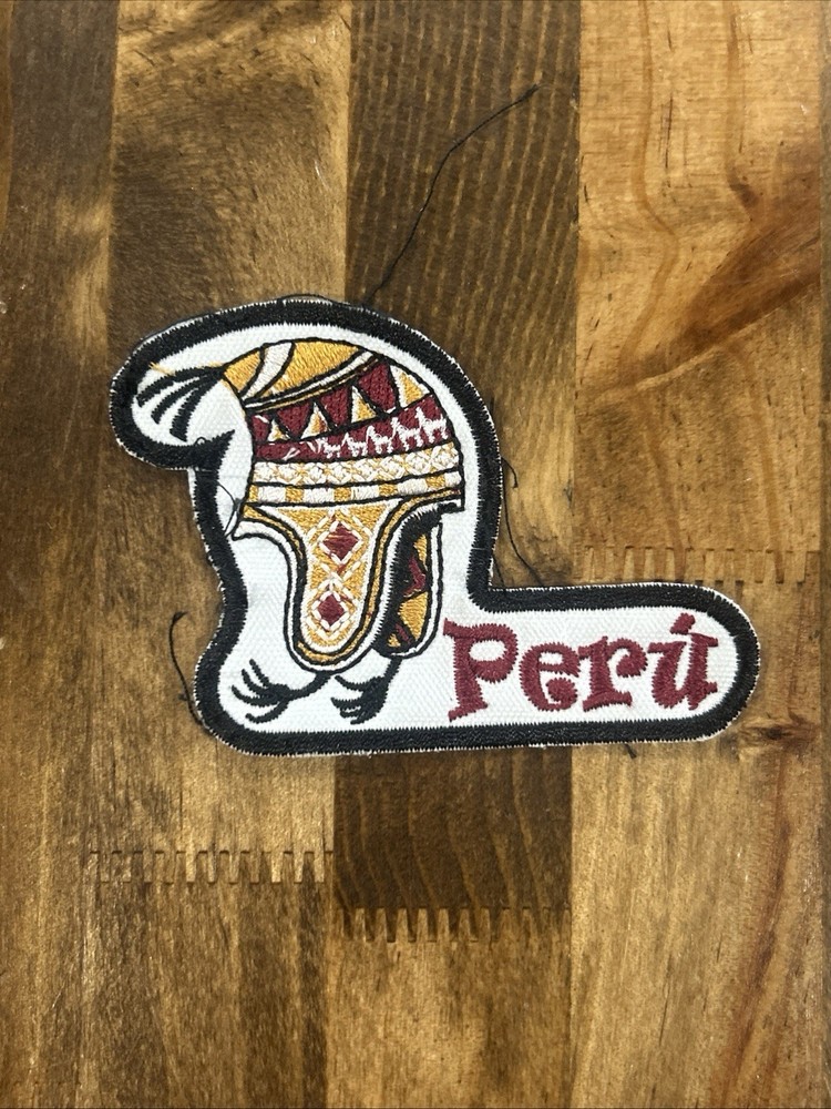Peru Chullo Hat Souvenir Patch