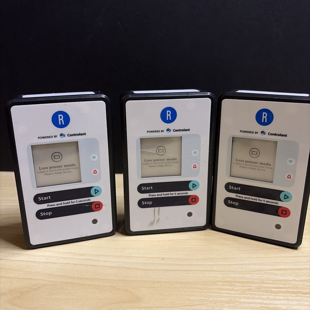Lot 3x Controlant Saga Temp Logger Low Power Mode USB Open Box