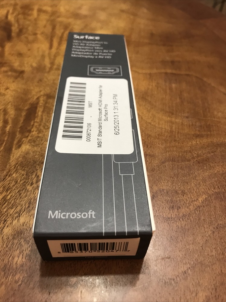 Microsoft Surface Mini DisplayPort to HD AV Adapter