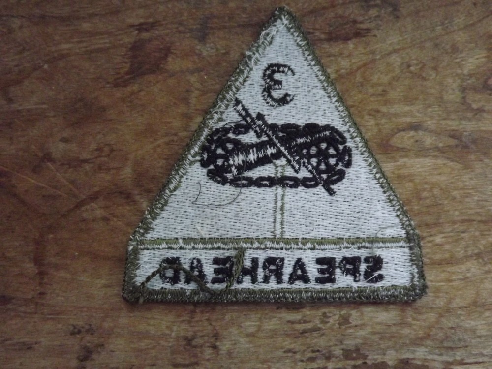 3rd Armored Division Patch, Subdued - INV# C1568