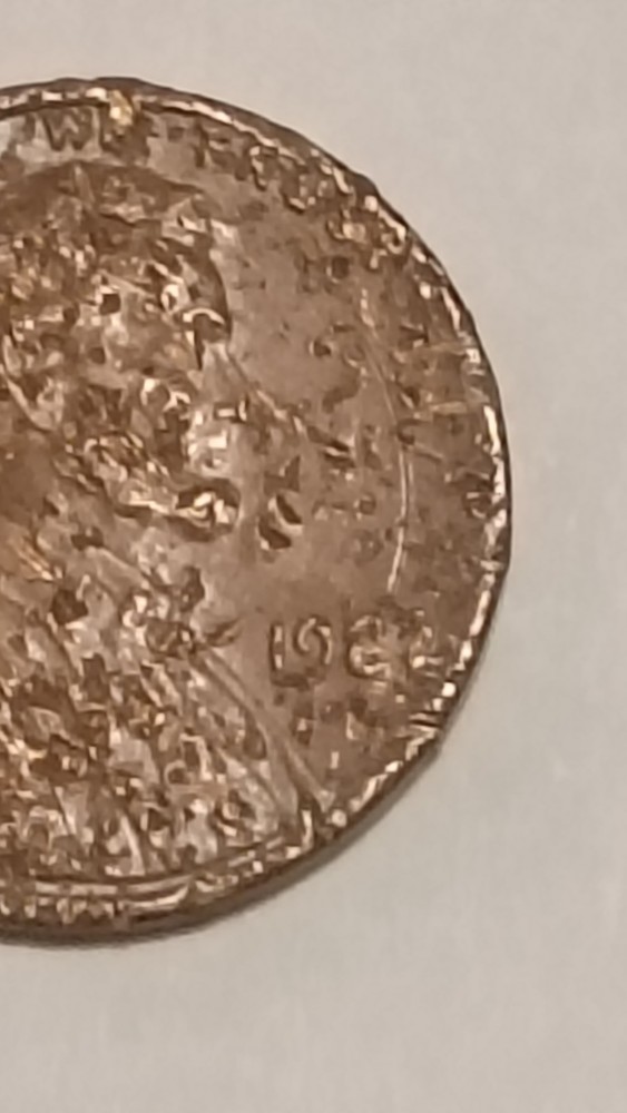 1982 Bronze Triple Struck, Saddle Struck Variety