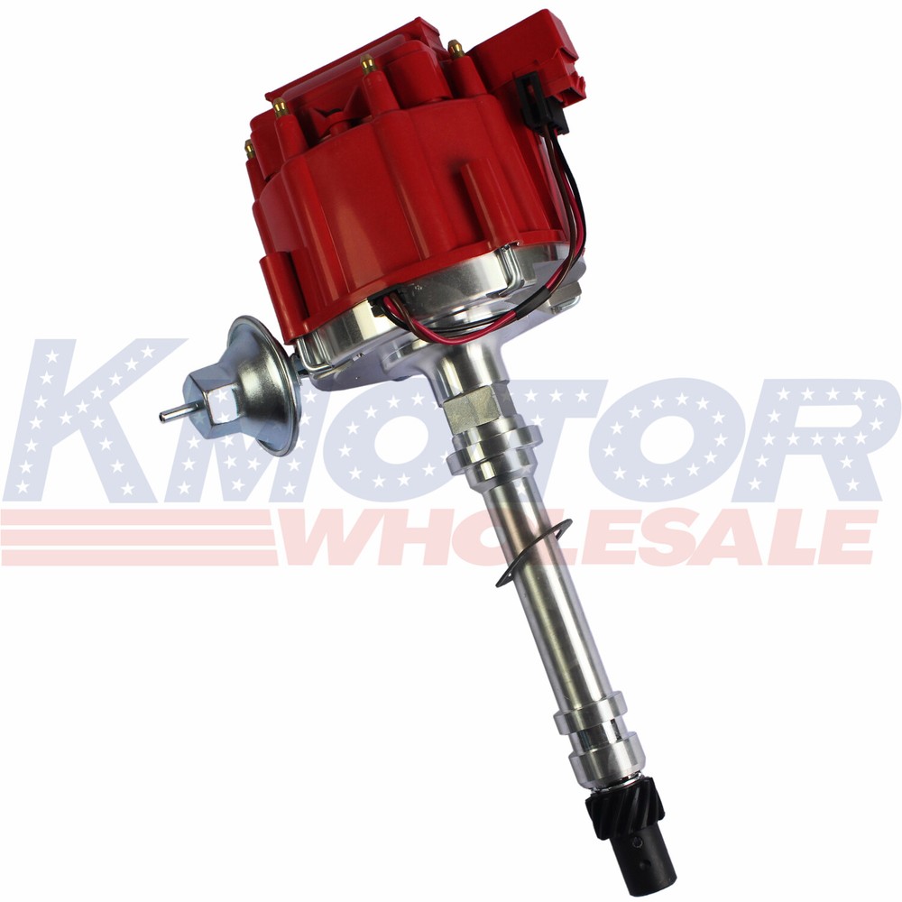 High Performance HEI Distributor Red Cap For Chevy GM Small Block Big Block 65k