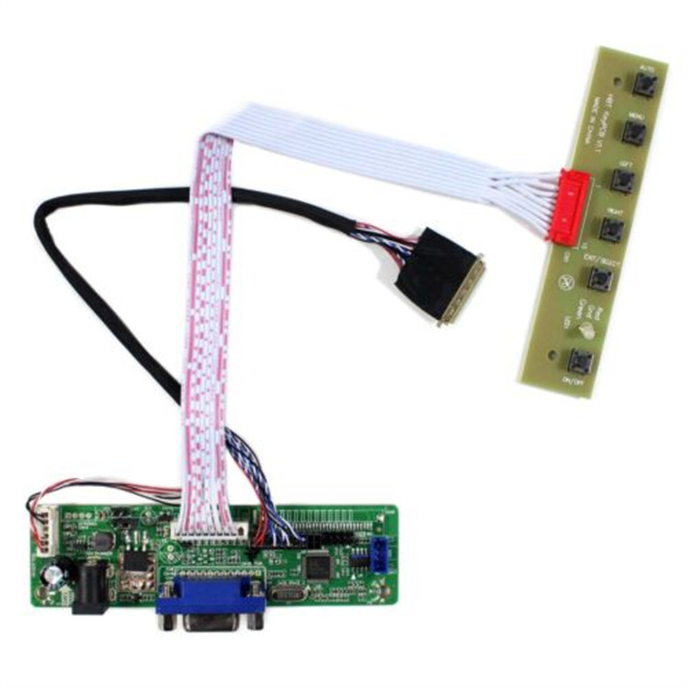 LCD Controller Board DIY LCD Monitor VGA LCD Driver Board Work For LCD Screen