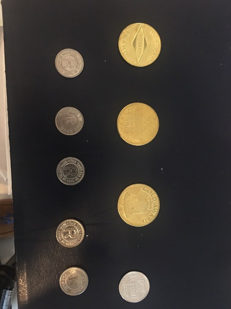 Slot Machine Tokens Collection