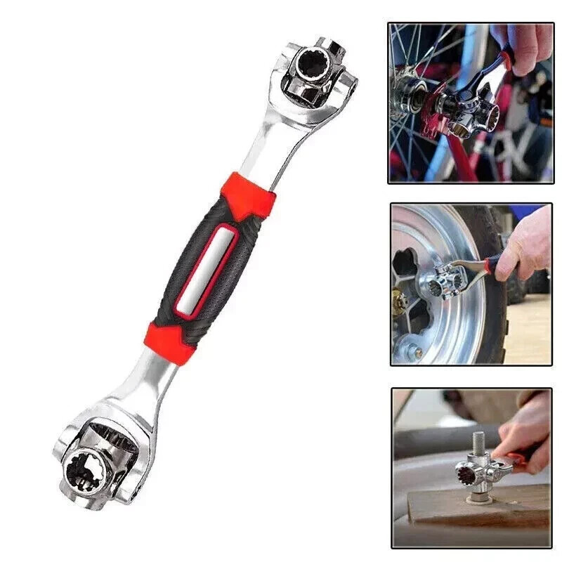 52 in 1 Universal Wrench Multi-Function Socket Tiger Spanners Adjustable Tools