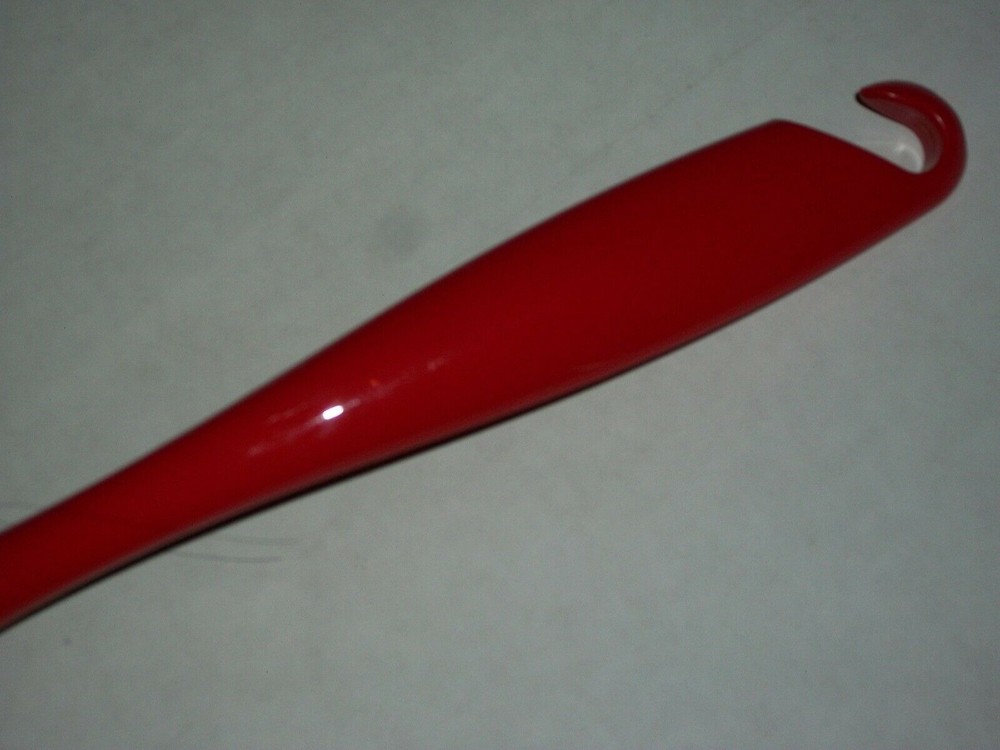 Red Plastic Dish Scrub Brush Hook Handle IKEA Antagen Scraper Kitchen Vegetable