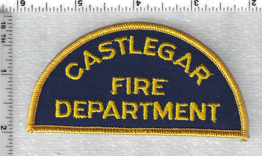 Castlegar Fire Department (British Columbia, Canada) Small Shoulder Patch