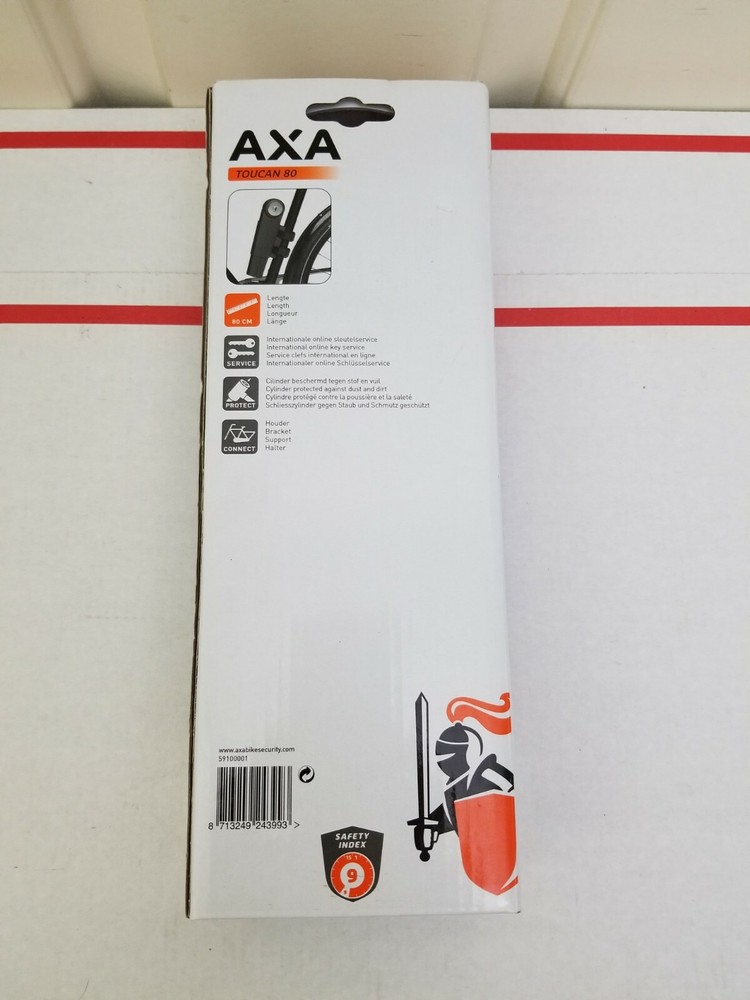NEW Axa Toucan 80 Folding Bicycle Lock Foldable 80 cm High Security Secure