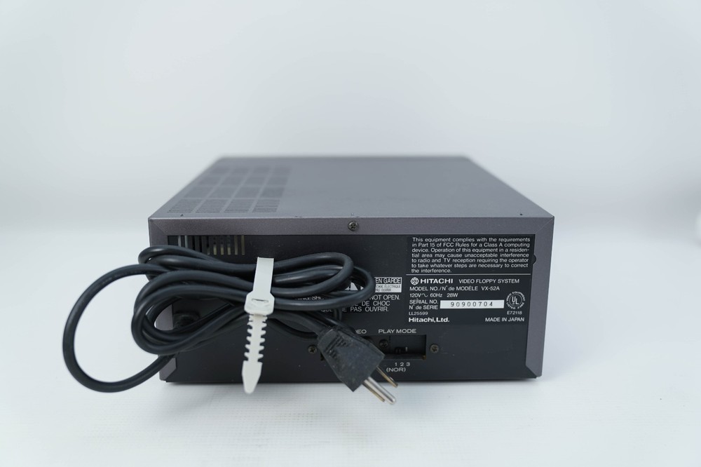 Hitachi Video Flopy System VX-52A