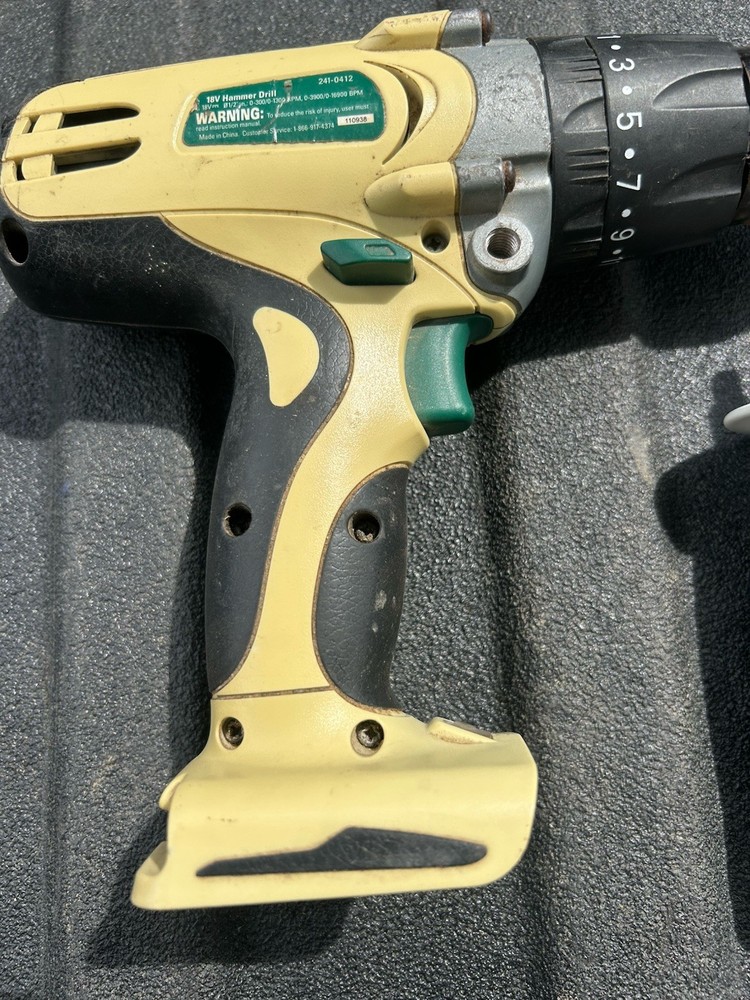 Masterforce 18v Hammer Drill 241-0412 With Handle