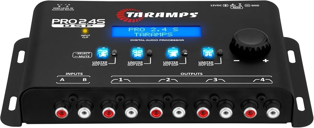 Pro 2.4S DSP Crossover & Equalizer - 12 Preset EQ