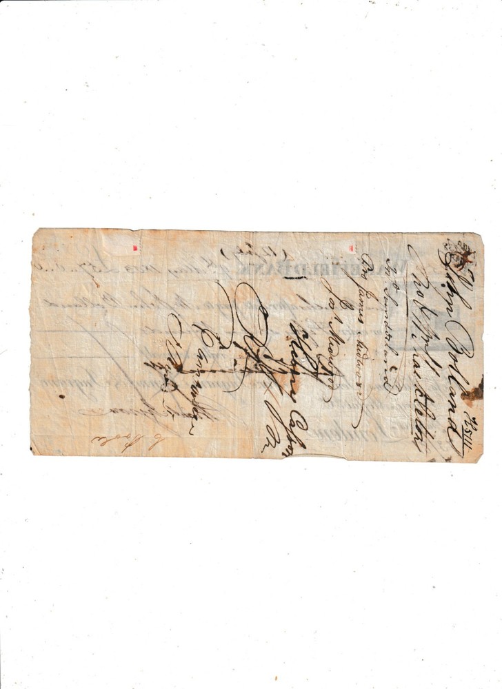 WAKEFIELD BANK 1803 PAYMENT ORDER