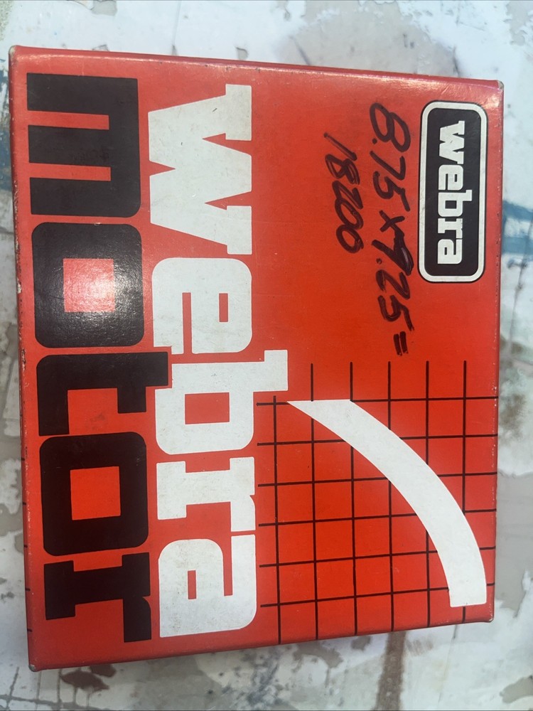 Webra size 36 RC engine with no muffler