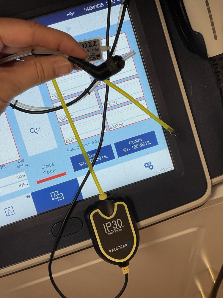 Maico TouchTymp MI 24 Tympanometer With Reflexes