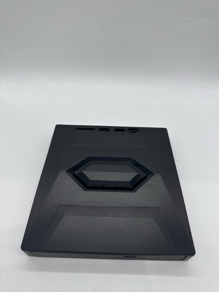 ROOFULL External CD DVD Drive ROM Burner USB 3.0 USB-C Hub SD Card Reader Black