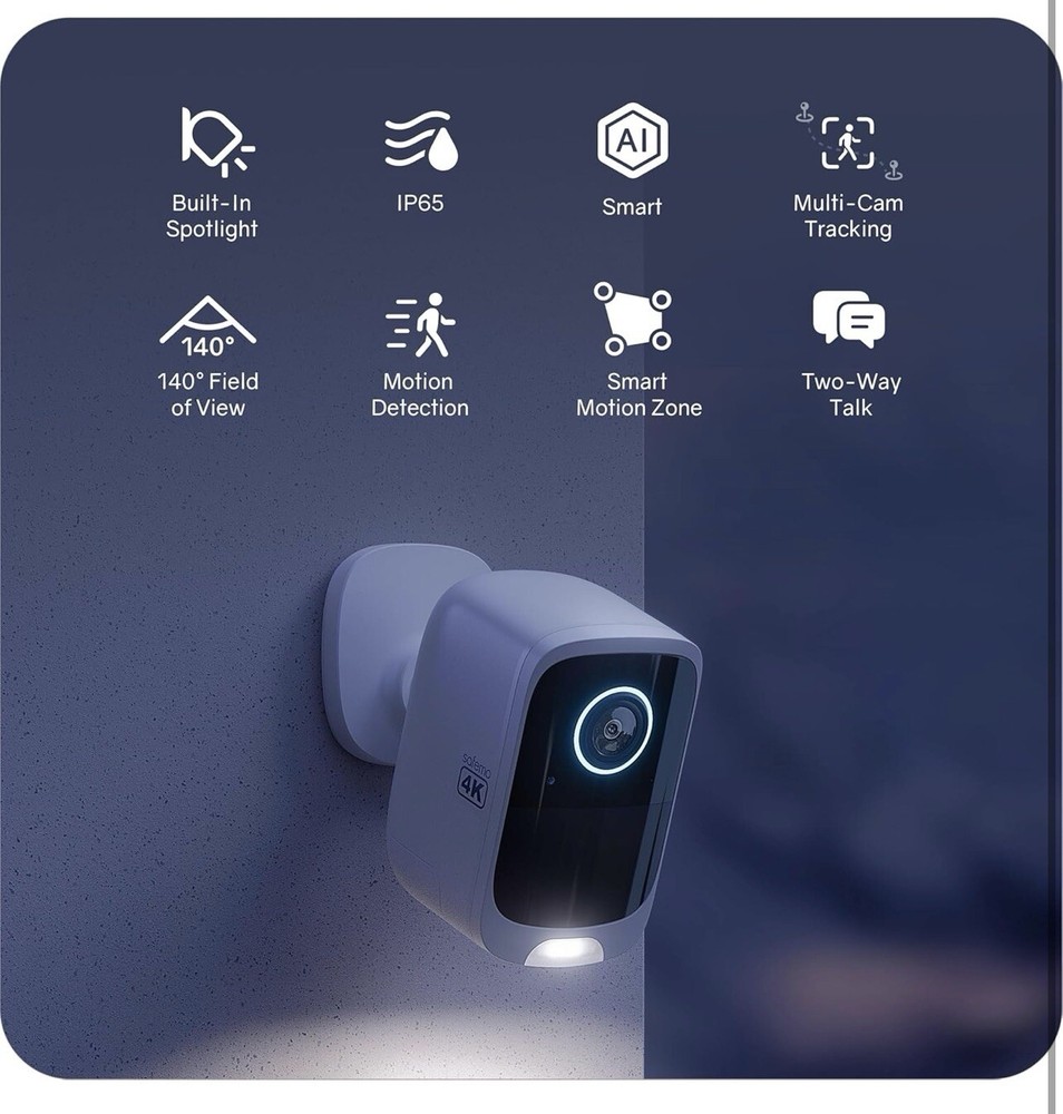 Add- on Wireless Security Camera(Works with Hub Only), 4K UHD